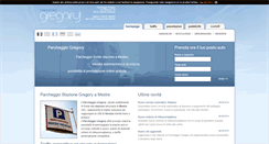 Desktop Screenshot of parcheggiogregory.com